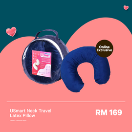 USmart Neck Travel Latex Pillow